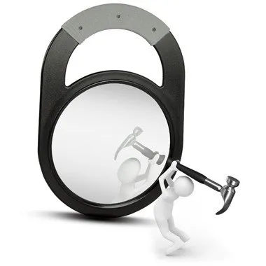 Óbrjótanlegur Salon Mirror